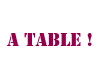 A table Framboise