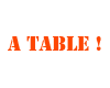A table Orange