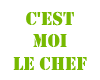 C'est moi le chef Vert