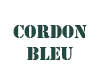 Cordon bleu Vert Fonce