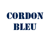 Cordon bleu Bleu Fonce