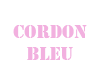 Cordon bleu Rose