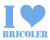 I love bricoler Bleu Ciel