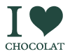 I love chocolat Vert Fonce