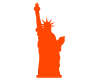 Statue Liberte Orange