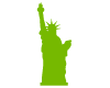 Statue Liberte Vert